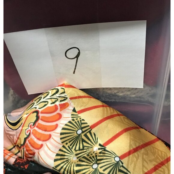 CHICOS Womens L Button Front Silk Top Japanese Geisha Girl Print Size L/12 - Picture 9 of 10